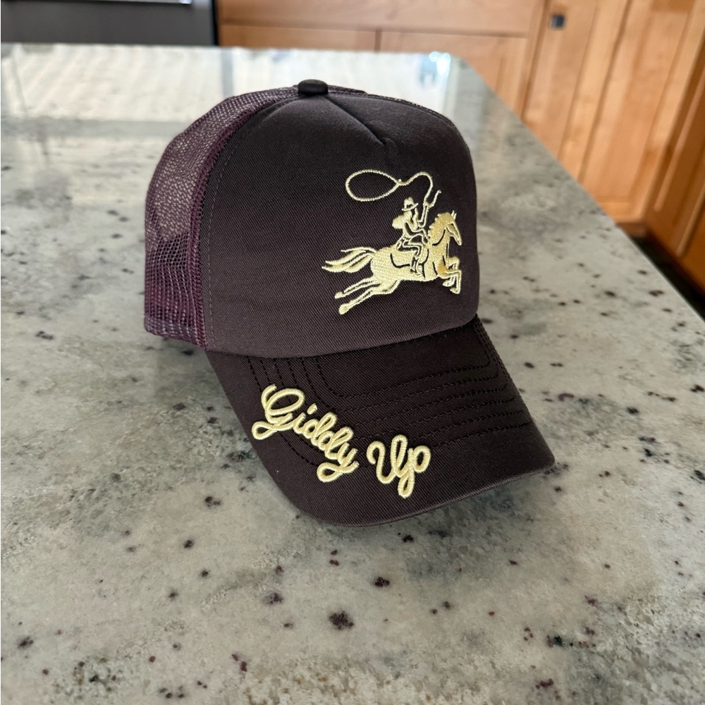 Free People Giddy Up Trucker Hat NWOT